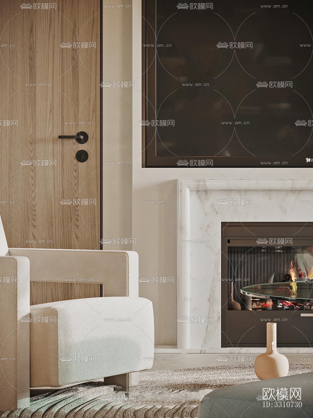 侘寂别墅效果图下载（渲染图11）