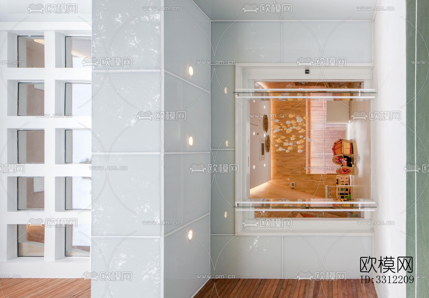 现代幼儿园效果图下载（渲染图9）