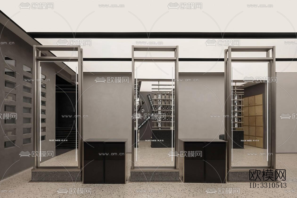 现代零售店铺效果图下载（渲染图2）