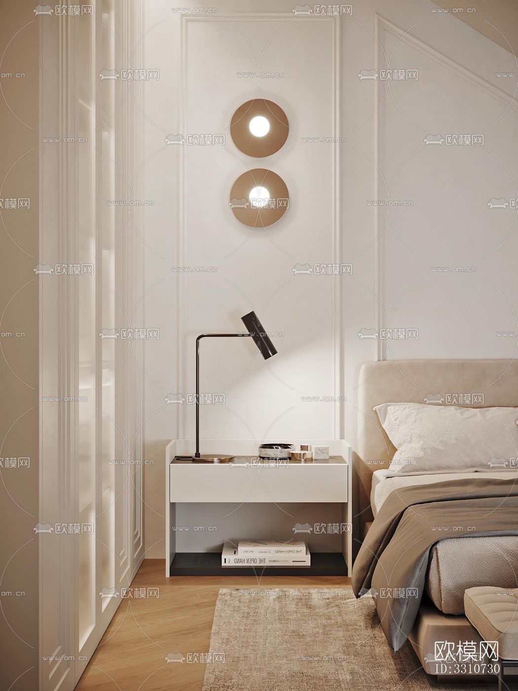 侘寂别墅效果图下载（渲染图2）