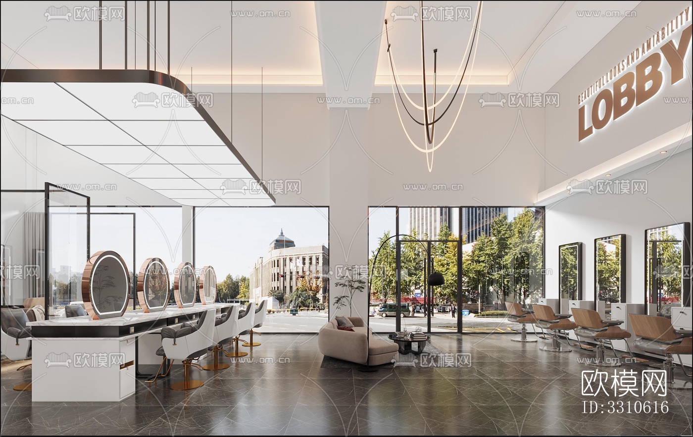 现代零售店铺效果图下载（渲染图1）