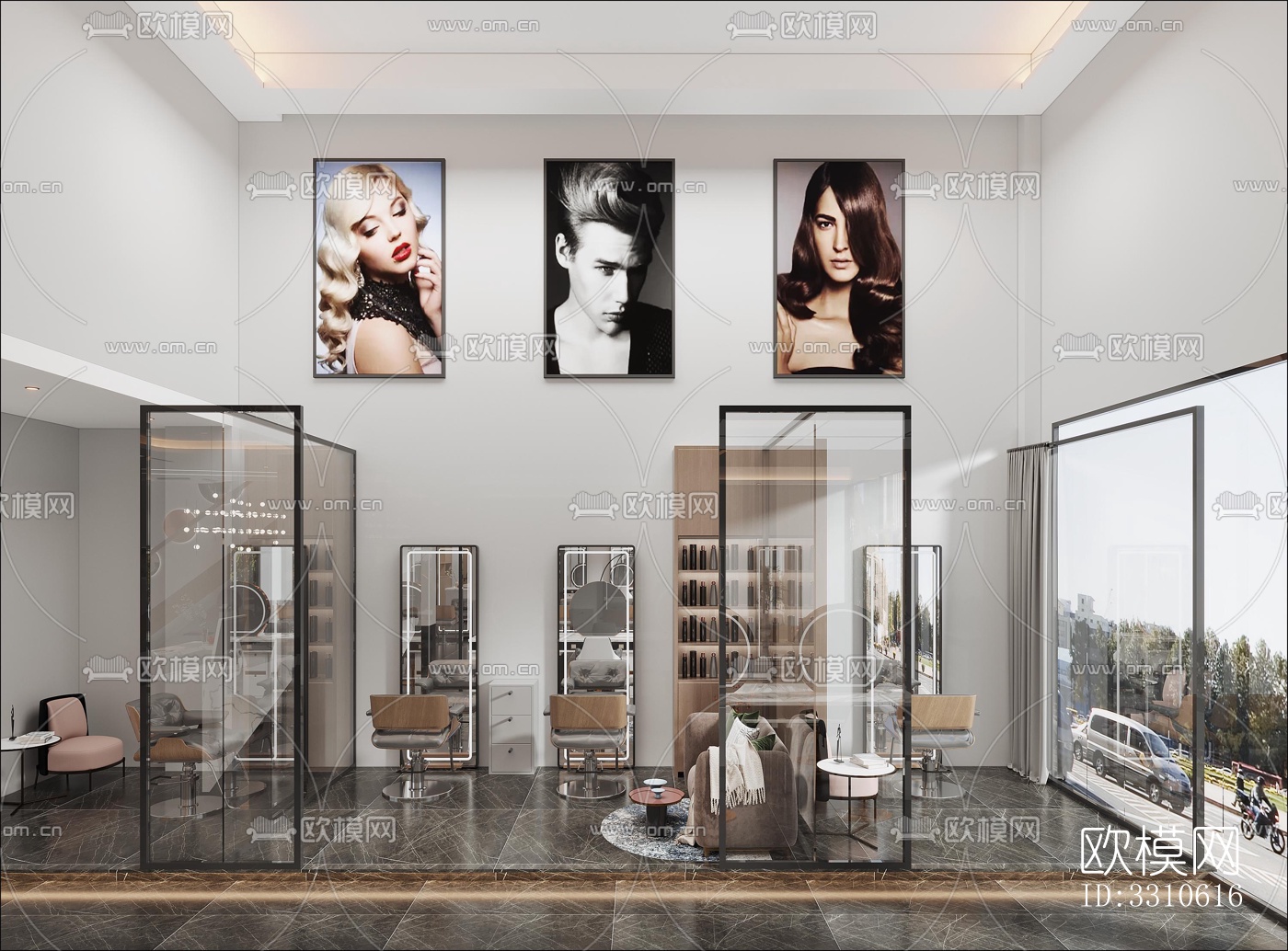 现代零售店铺效果图下载（渲染图2）