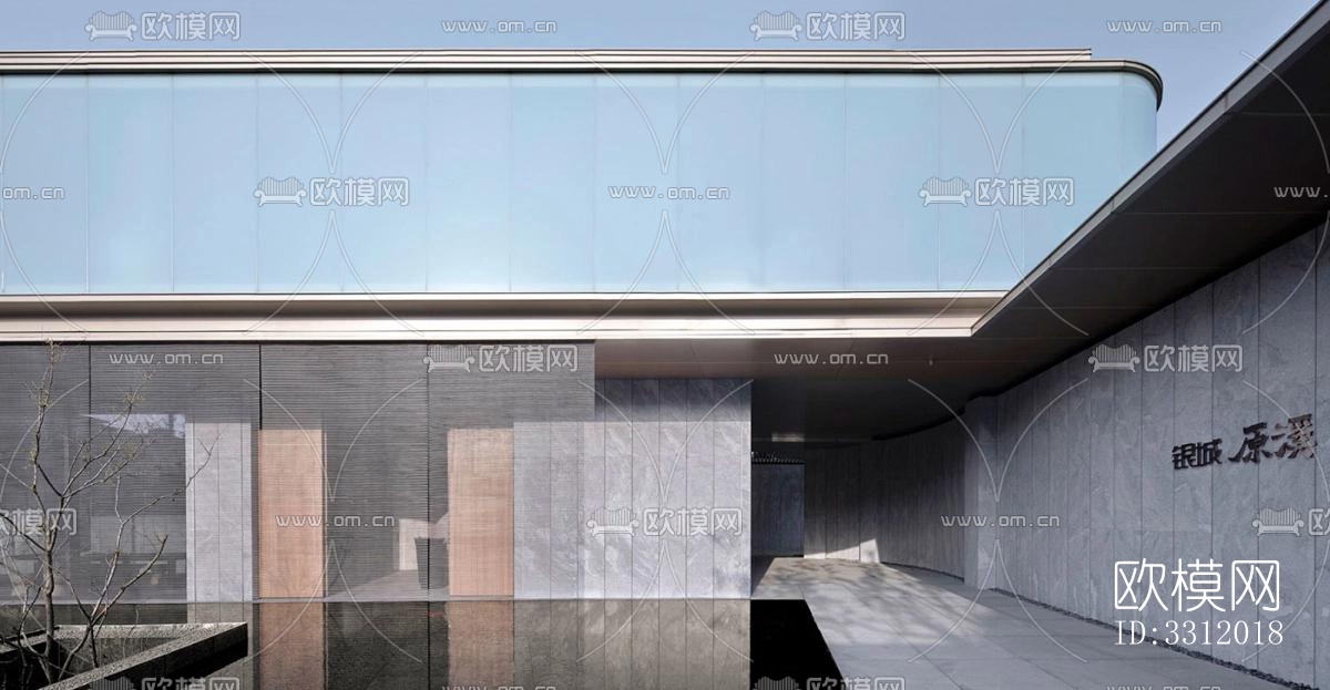 现代阳台花园效果图下载（渲染图5）