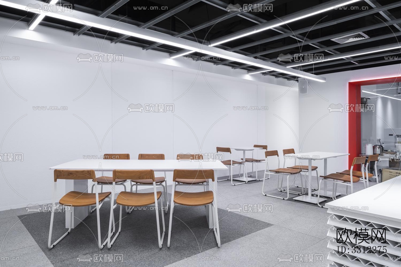 现代咖啡奶茶效果图下载（渲染图15）