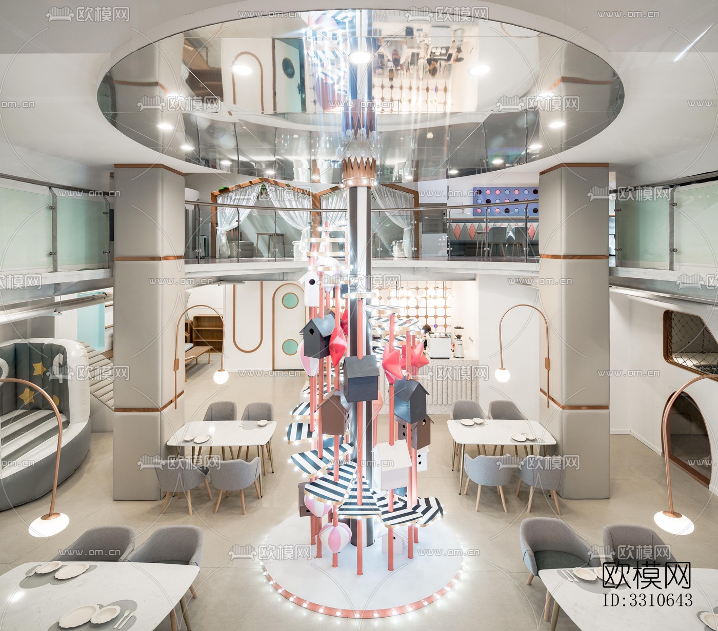 日式儿童游乐效果图下载（渲染图5）