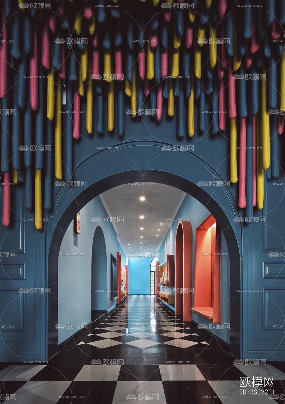 现代幼儿园效果图下载（渲染图15）