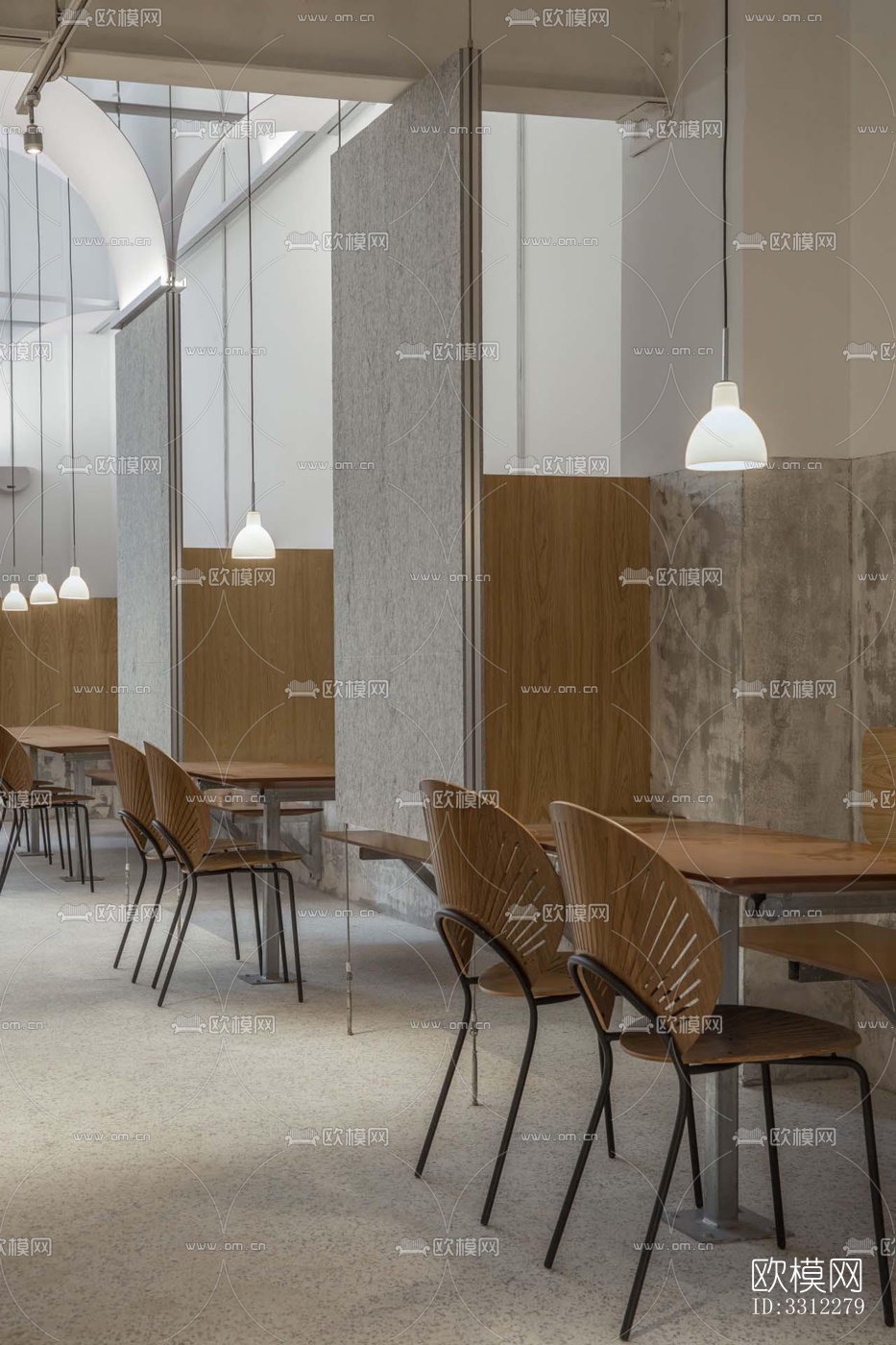 现代咖啡奶茶效果图下载（渲染图1）