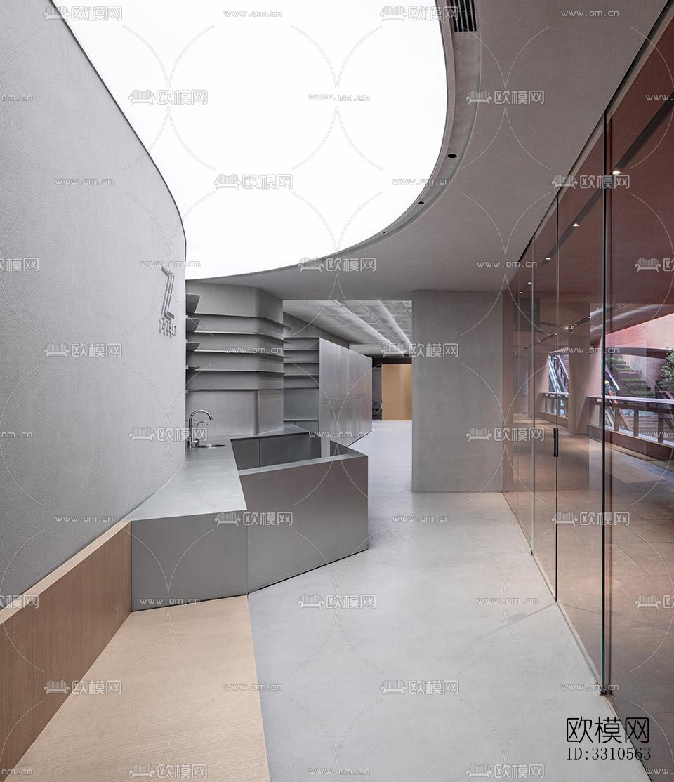 现代零售店铺效果图下载（渲染图1）