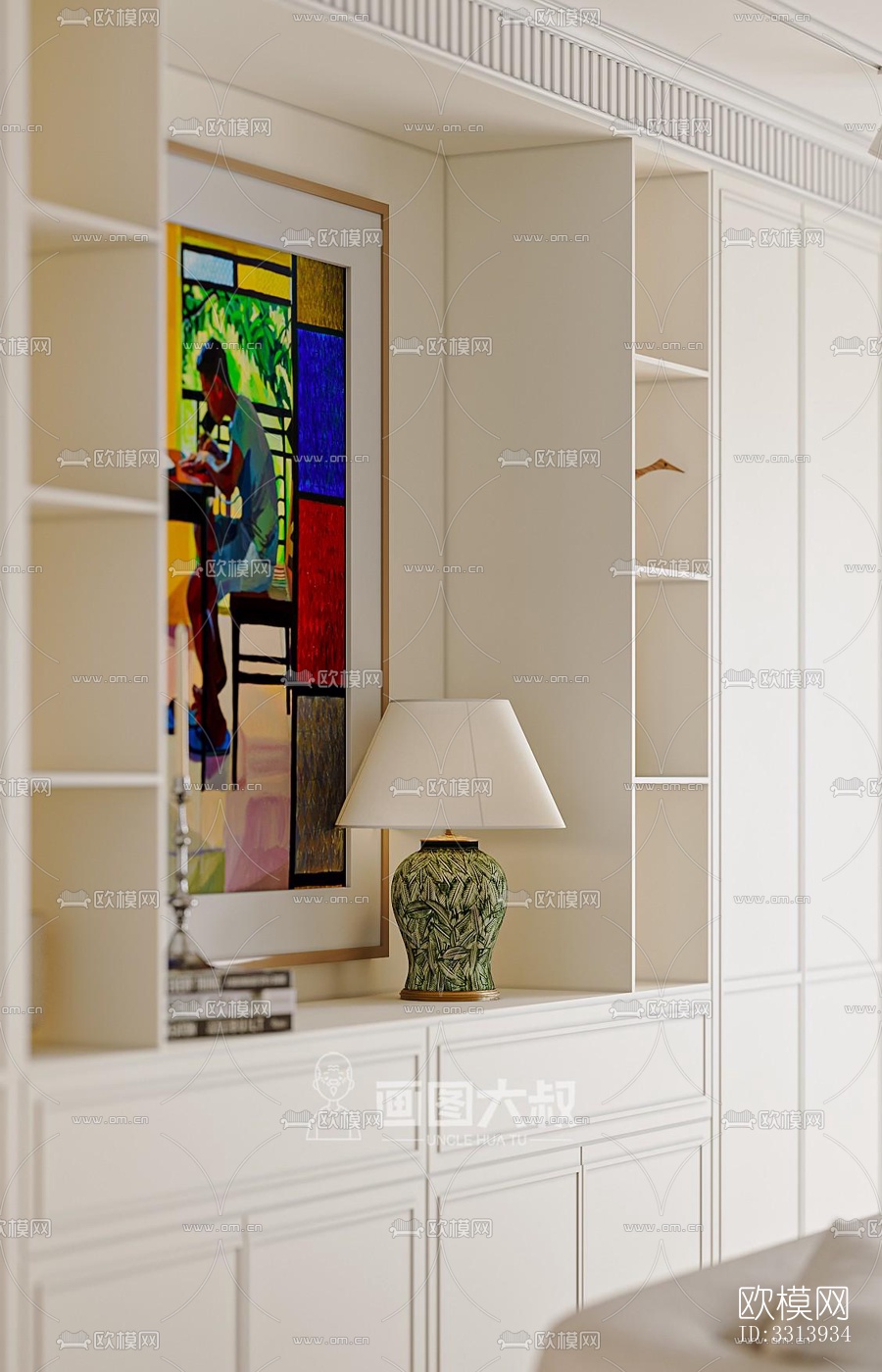 现代客餐厅效果图下载（渲染图11）