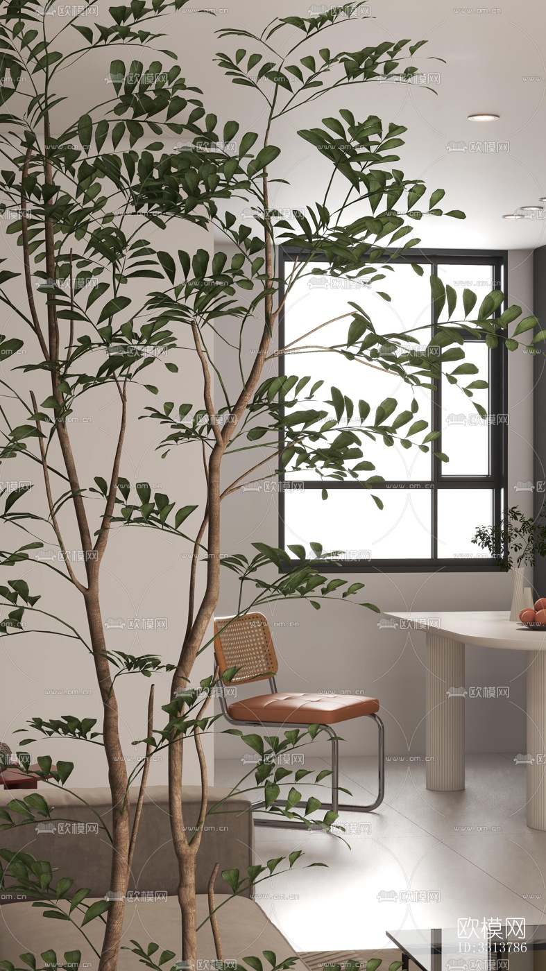 现代客餐厅效果图下载（渲染图11）