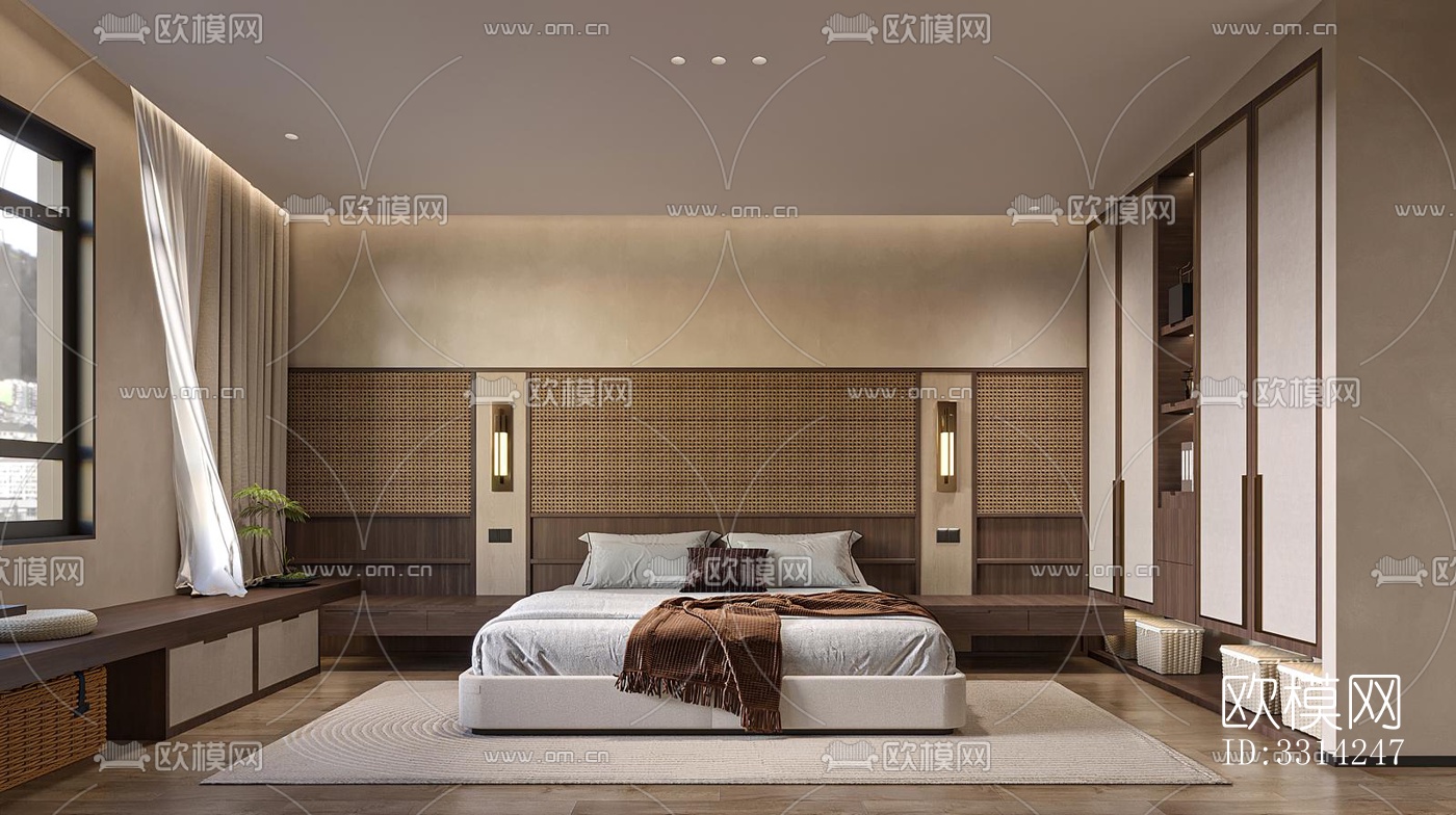 现代客餐厅效果图下载（渲染图15）