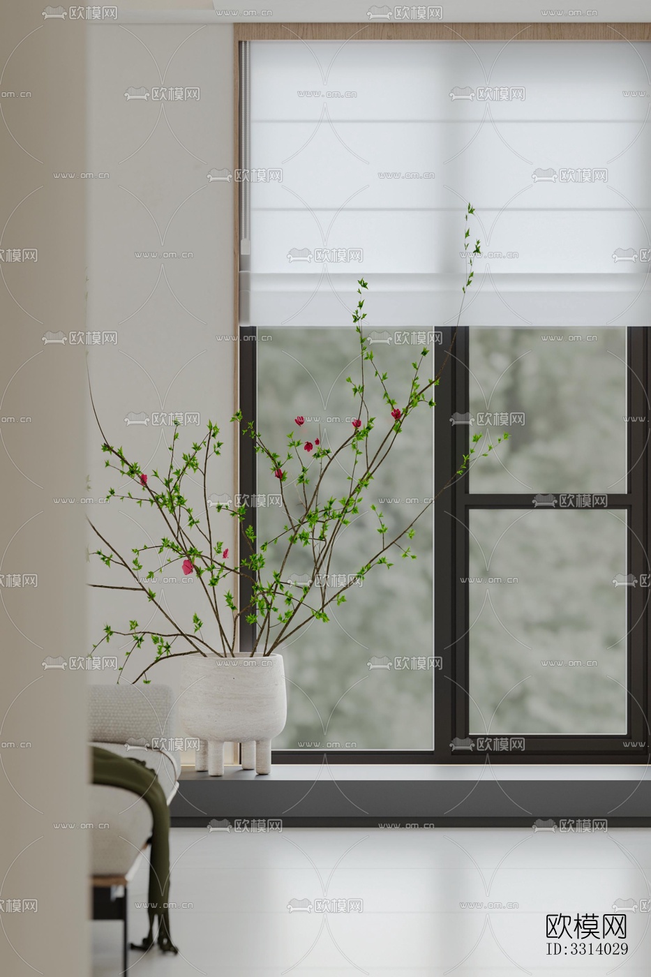 现代客餐厅效果图下载（渲染图5）