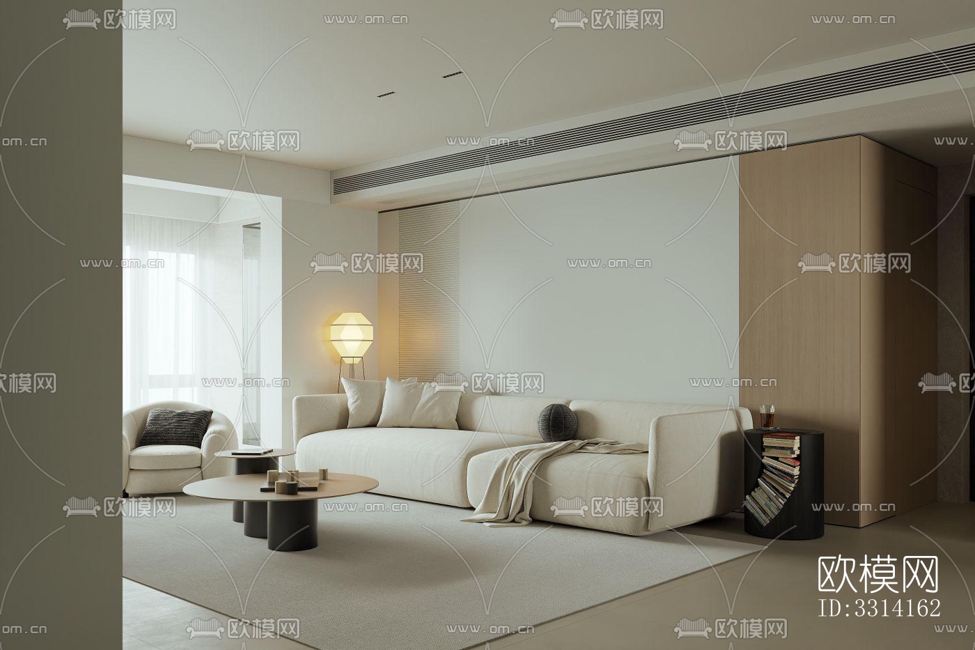 现代客餐厅效果图下载（渲染图11）