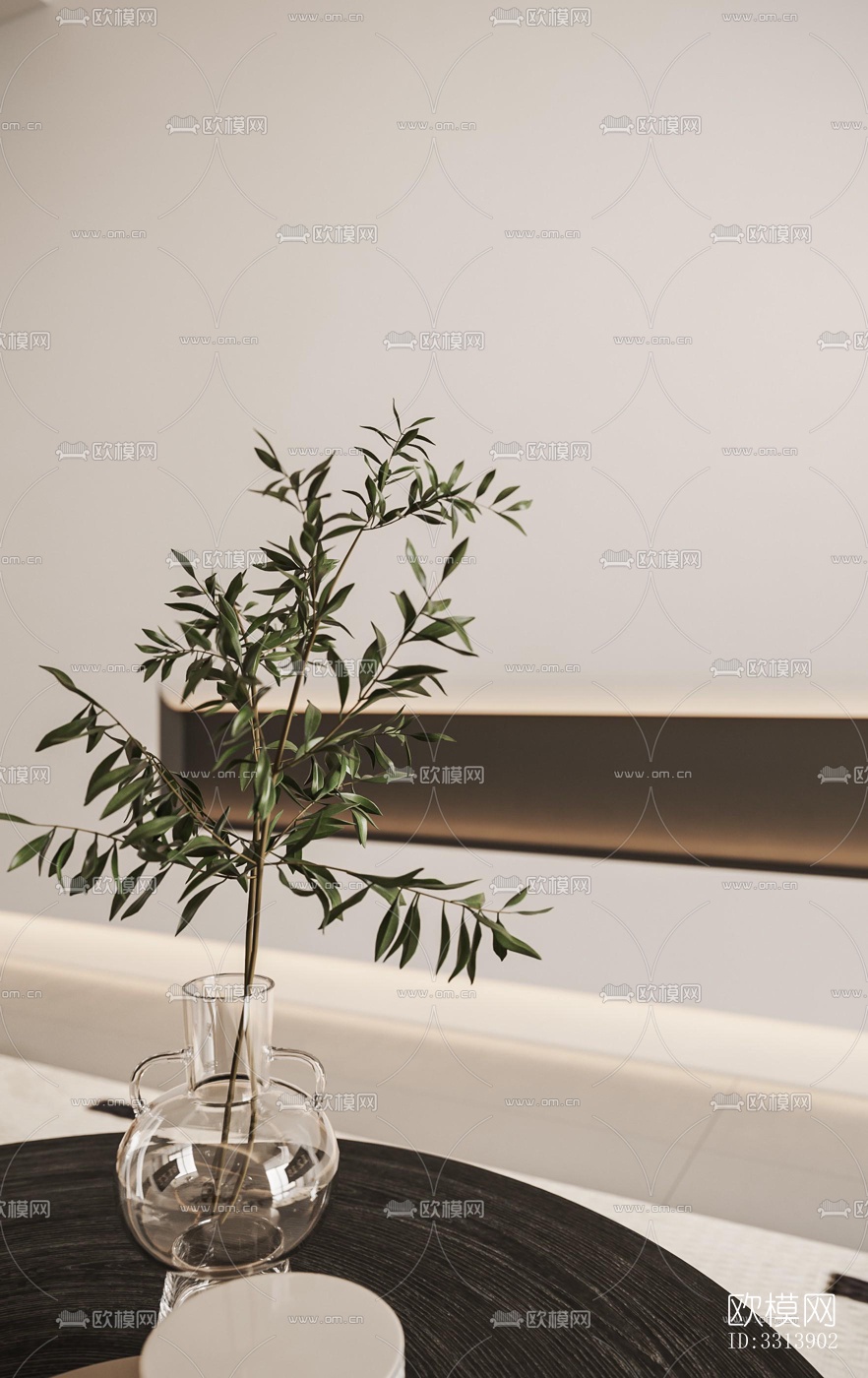 现代客餐厅效果图下载（渲染图10）