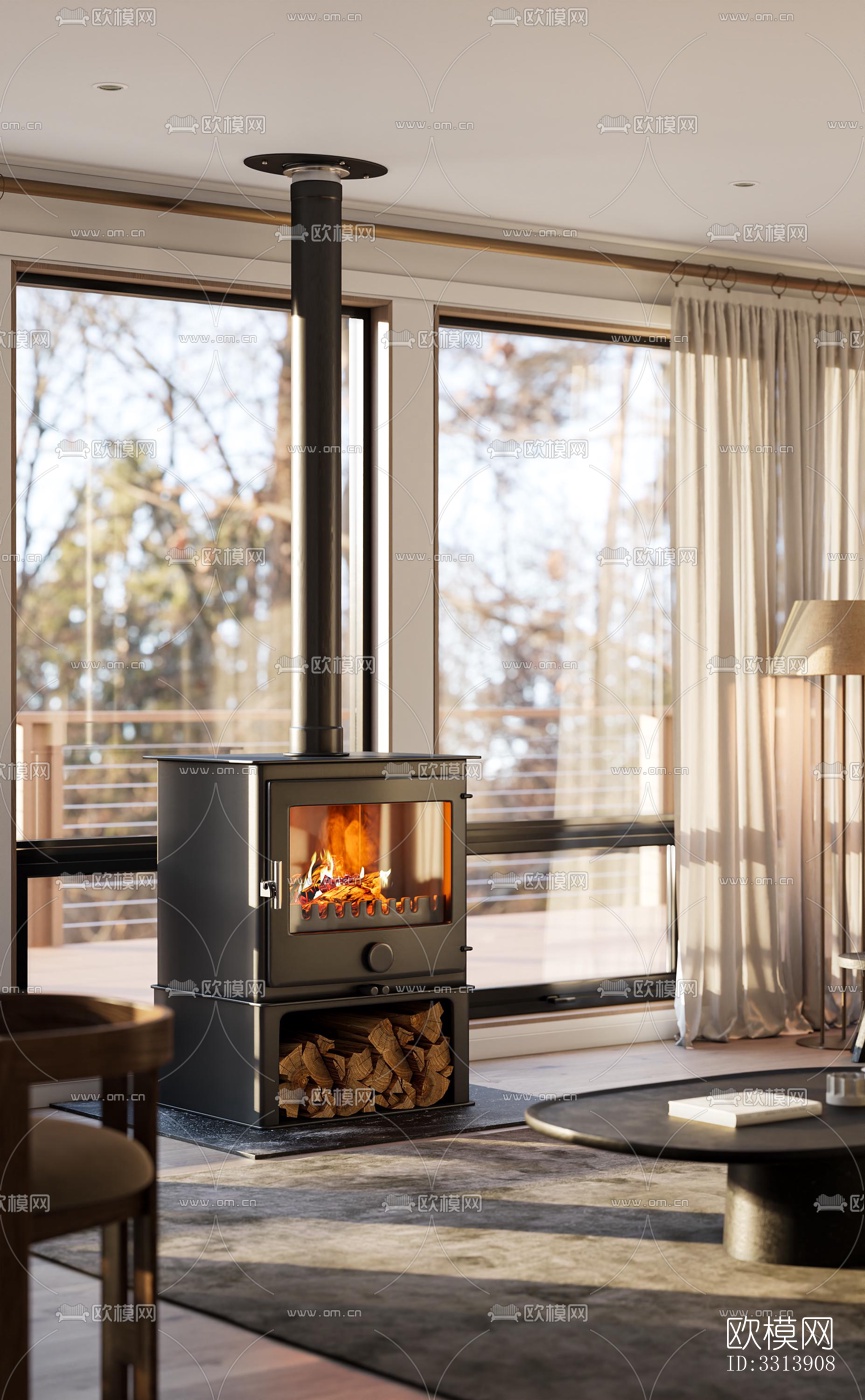 现代客餐厅效果图下载（渲染图8）