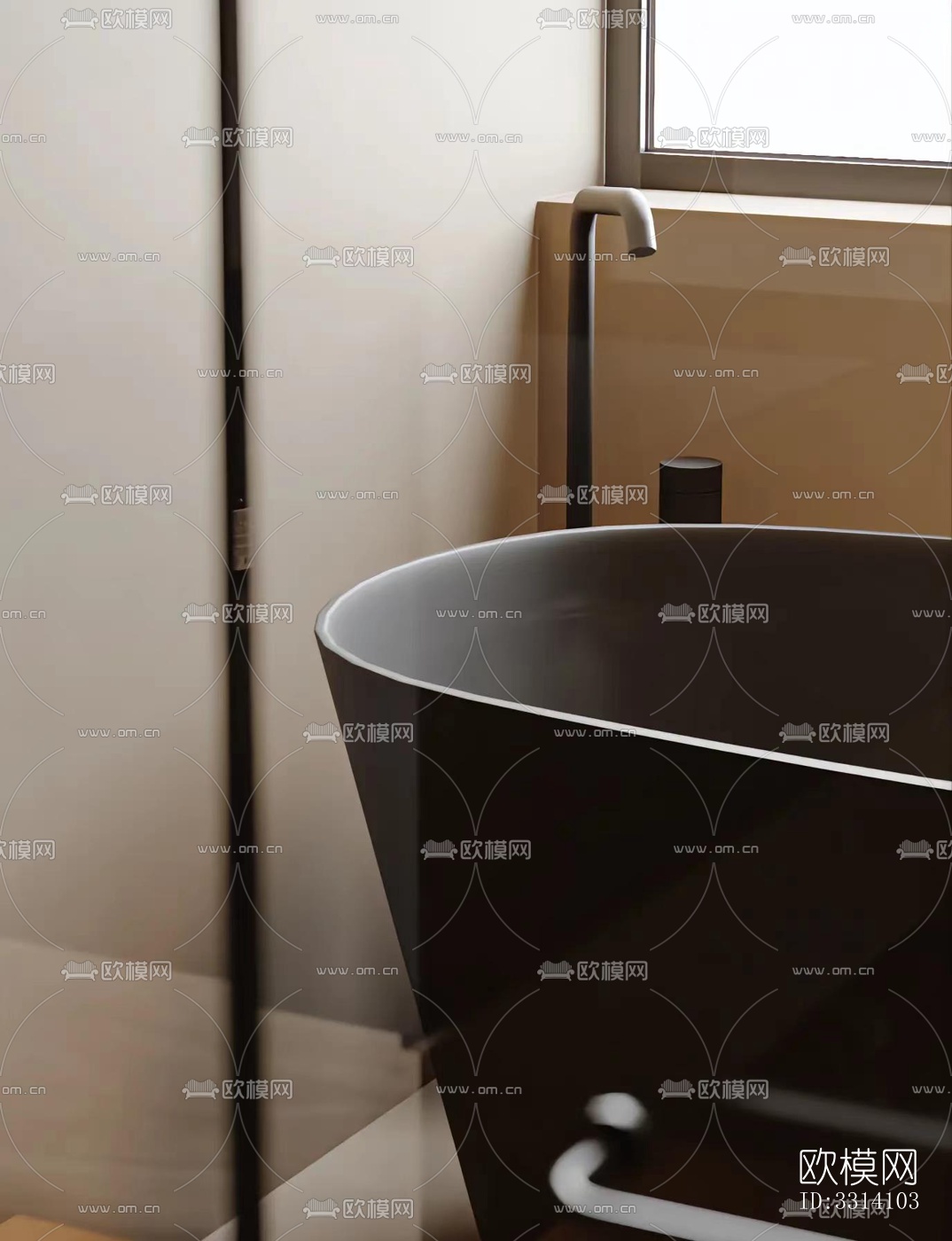 现代客餐厅效果图下载（渲染图4）