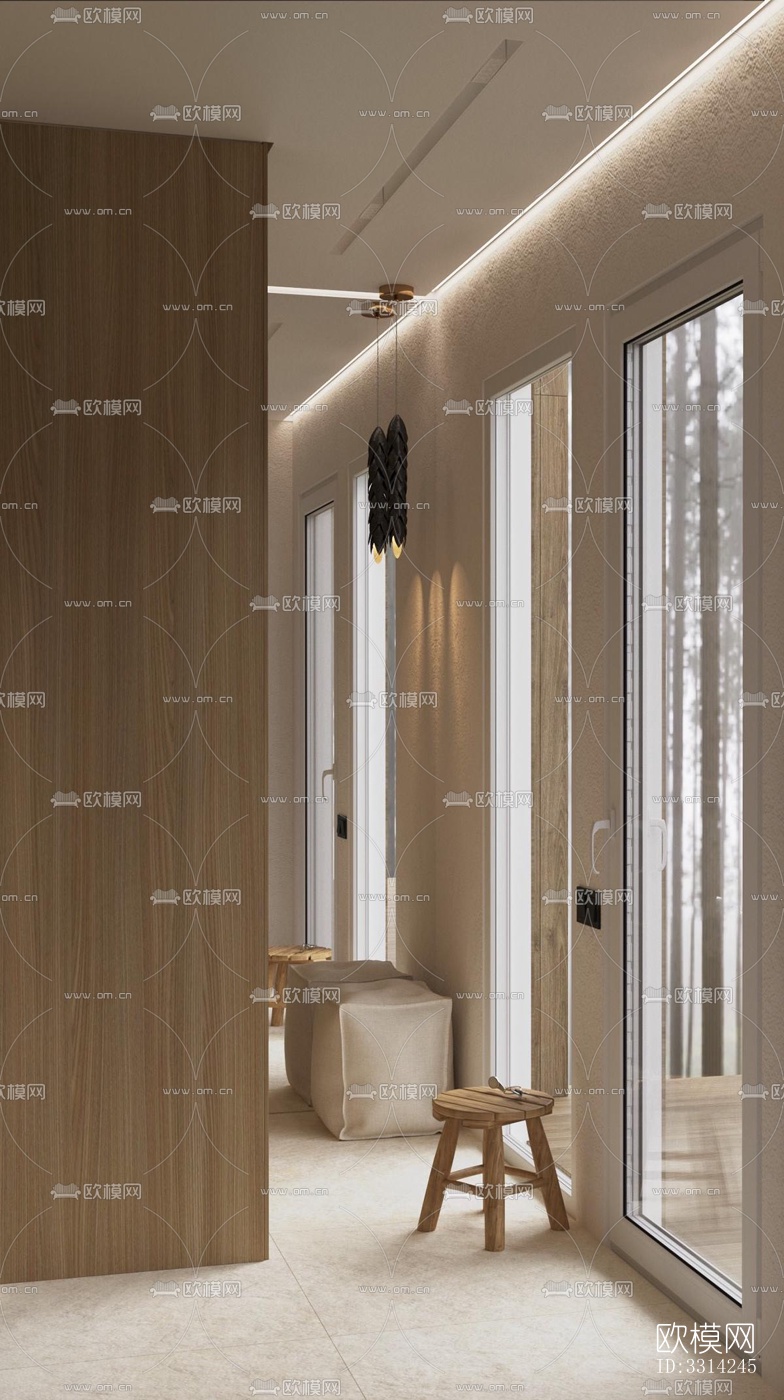 现代客餐厅效果图下载（渲染图11）