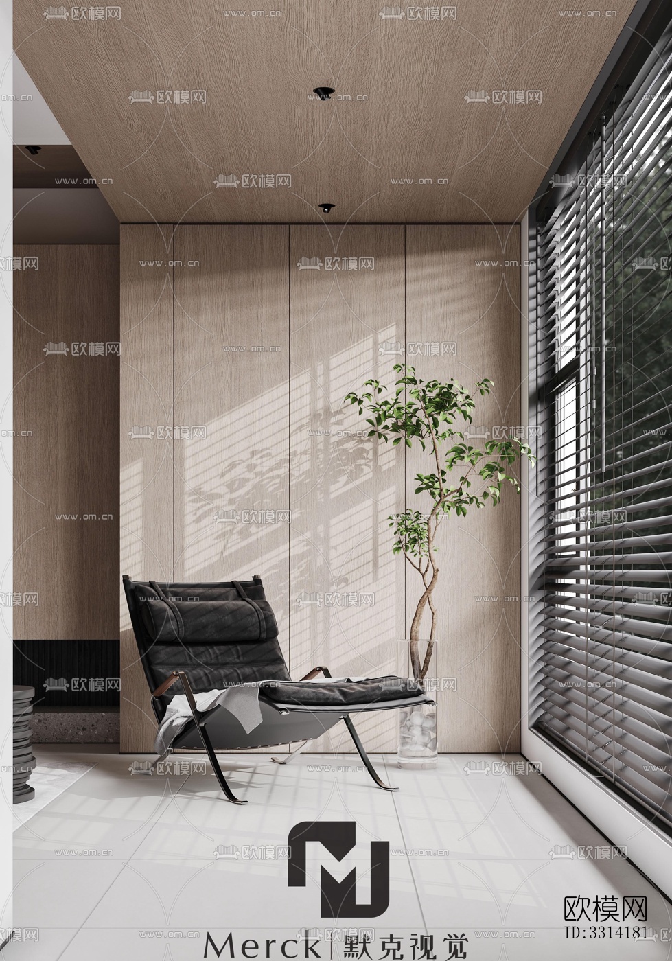 现代客餐厅效果图下载（渲染图10）