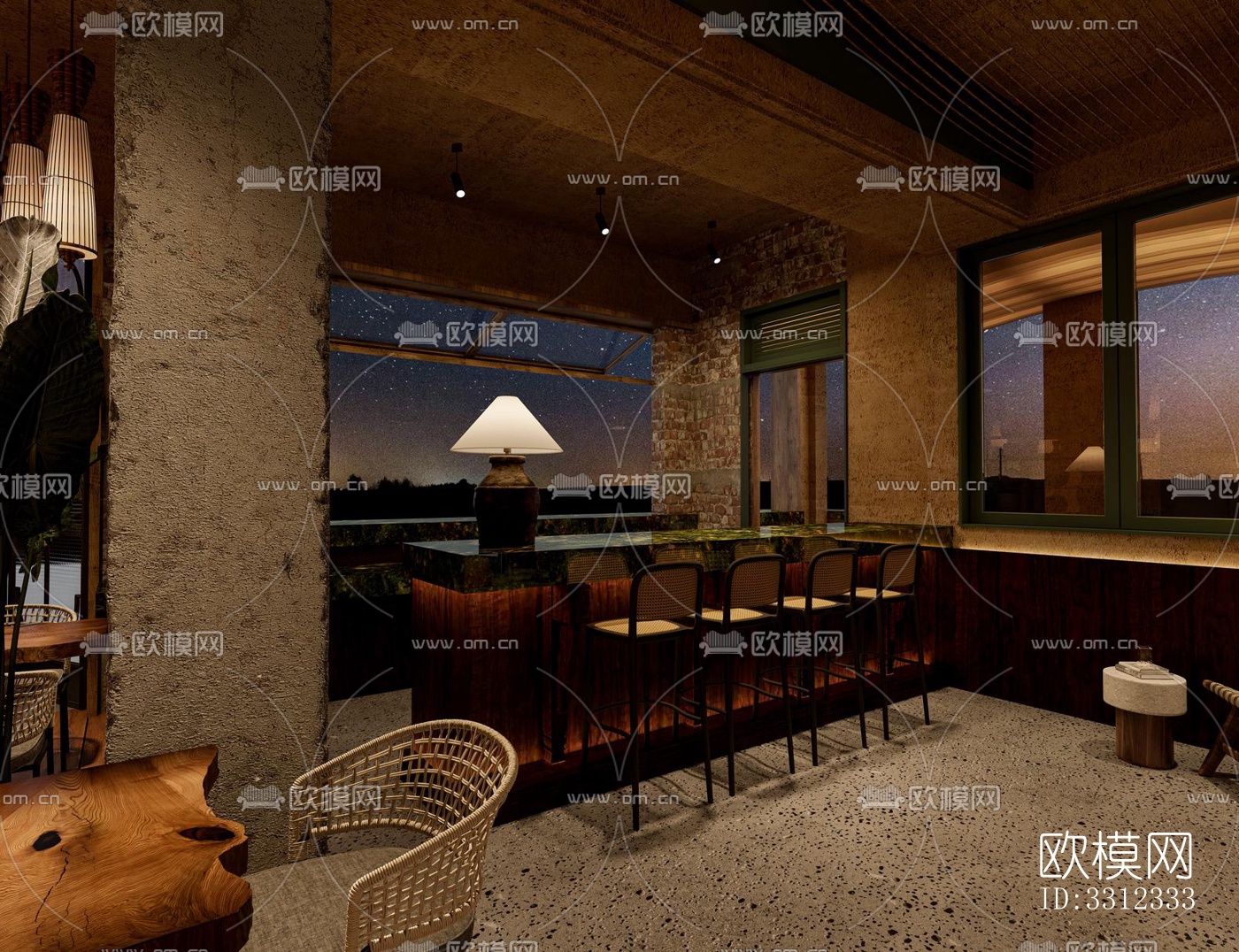 东南亚日韩料理效果图下载（渲染图5）