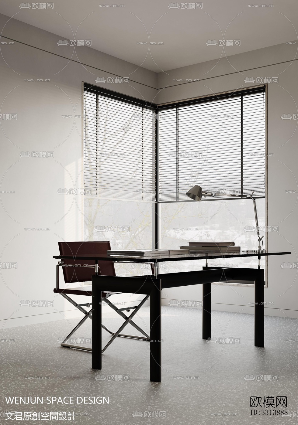 现代客餐厅效果图下载（渲染图8）