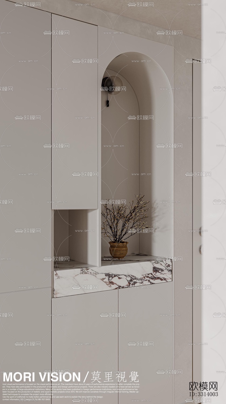 现代客餐厅效果图下载（渲染图7）