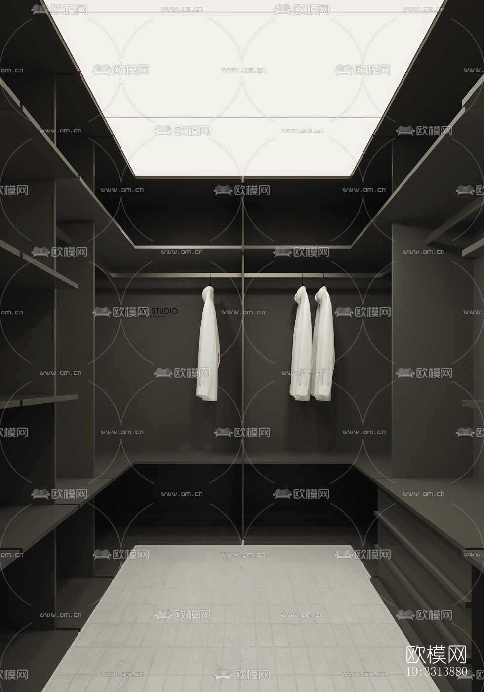 现代客餐厅效果图下载（渲染图8）