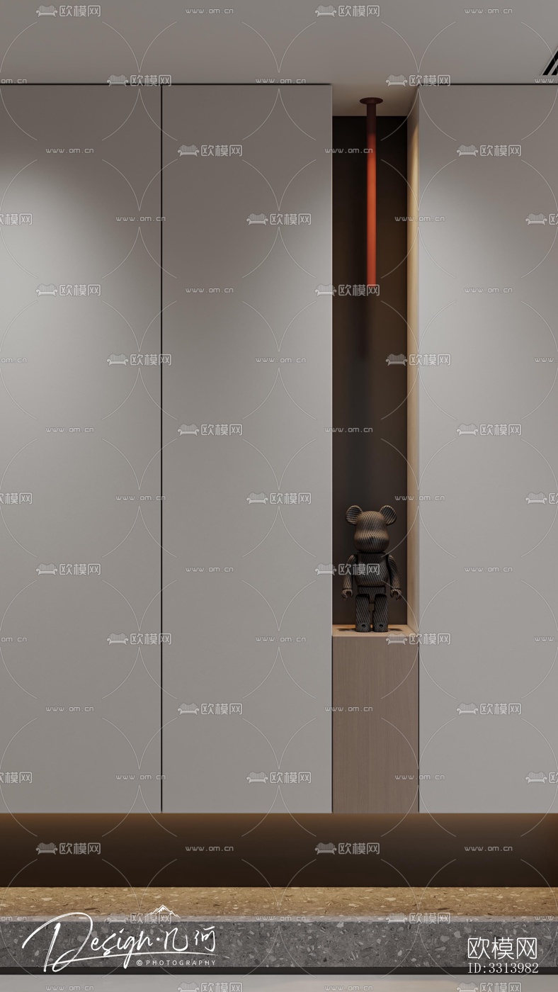 现代客餐厅效果图下载（渲染图14）