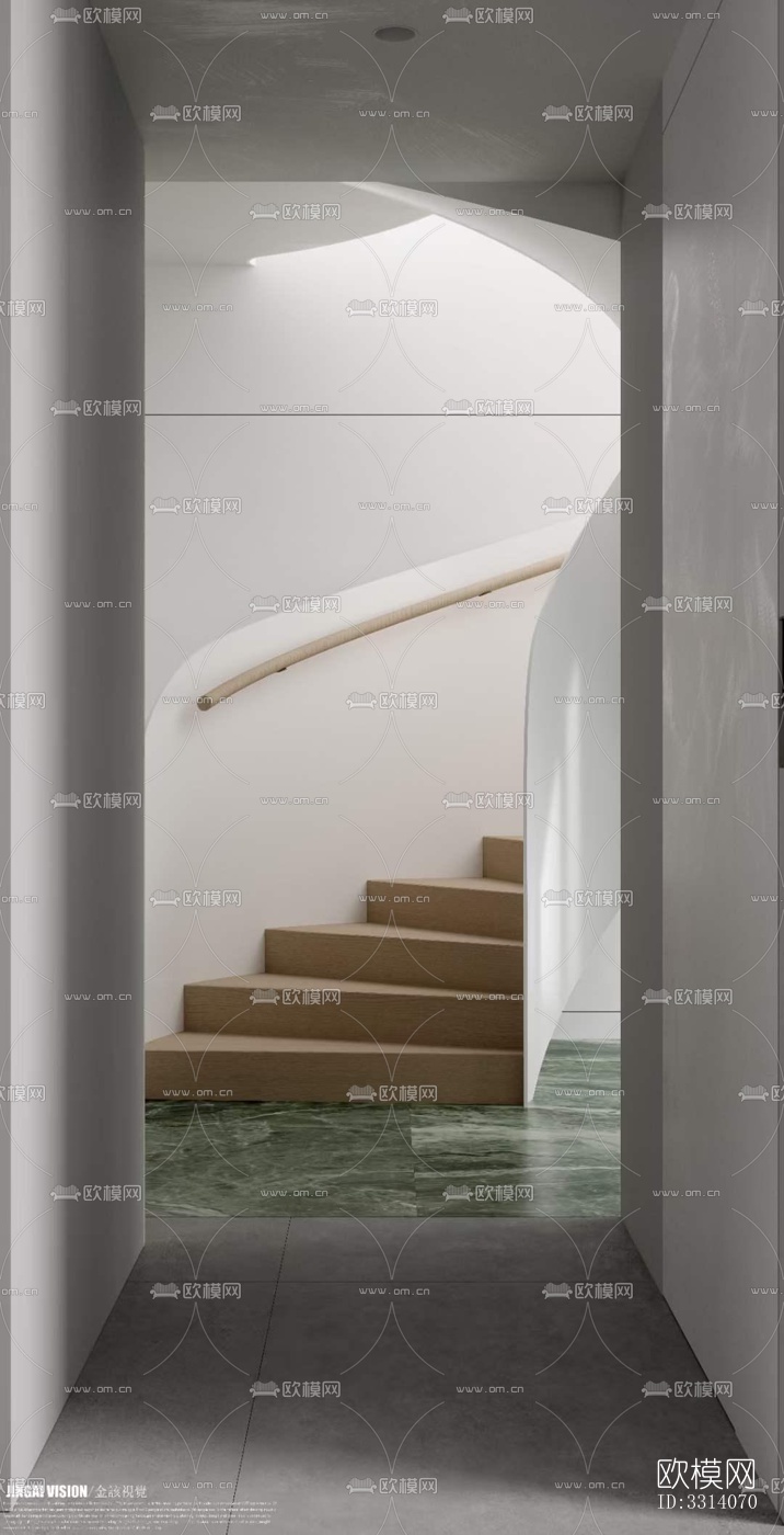 现代客餐厅效果图下载（渲染图8）