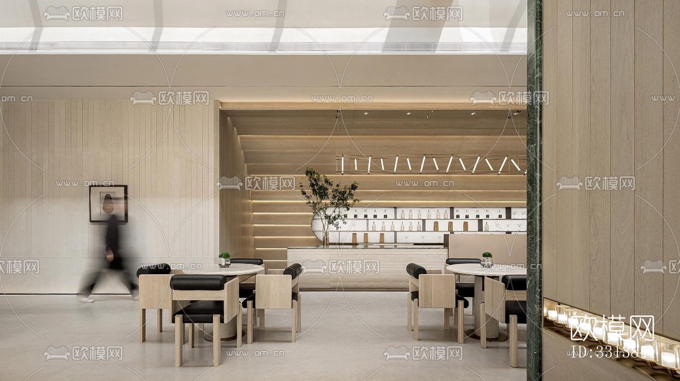 现代客餐厅效果图下载（渲染图6）