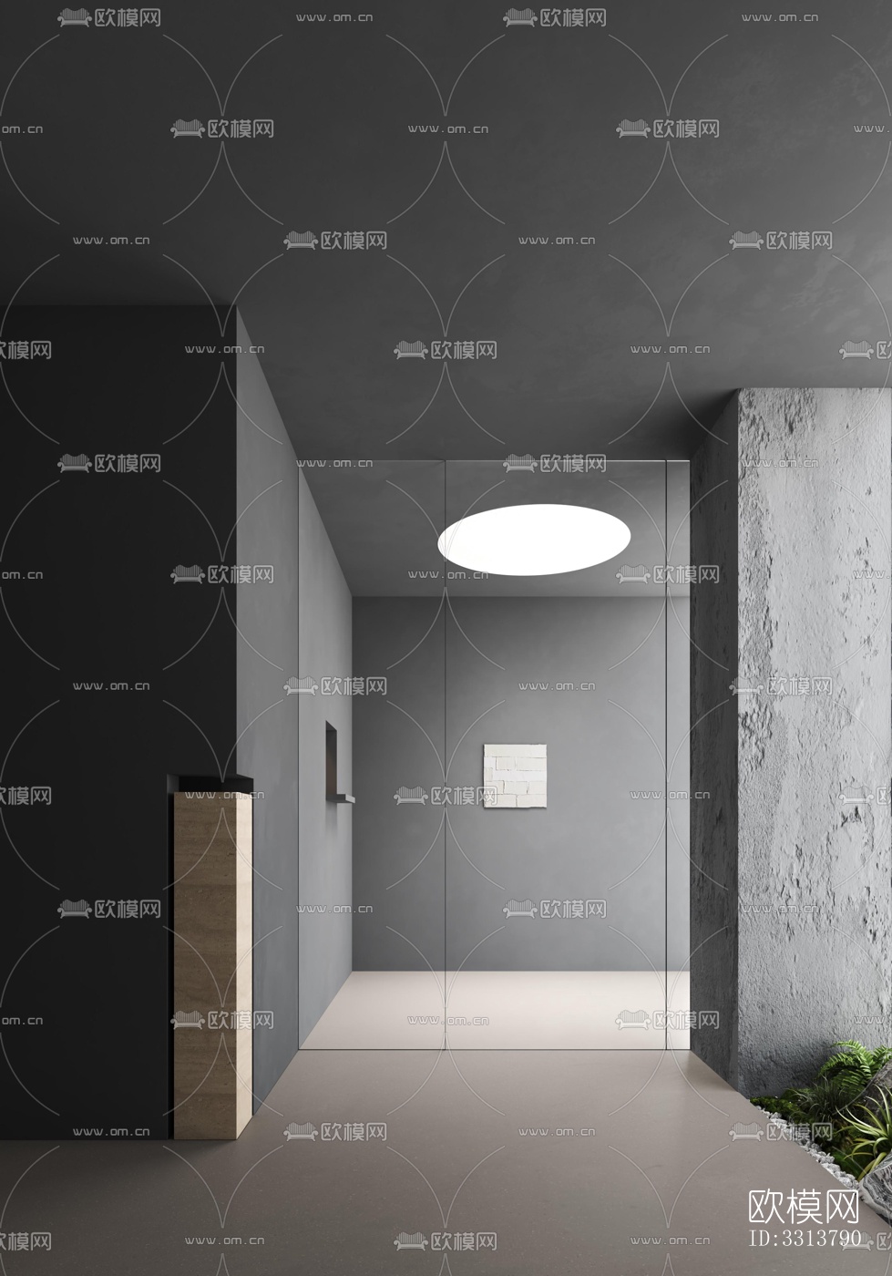 现代客餐厅效果图下载（渲染图6）