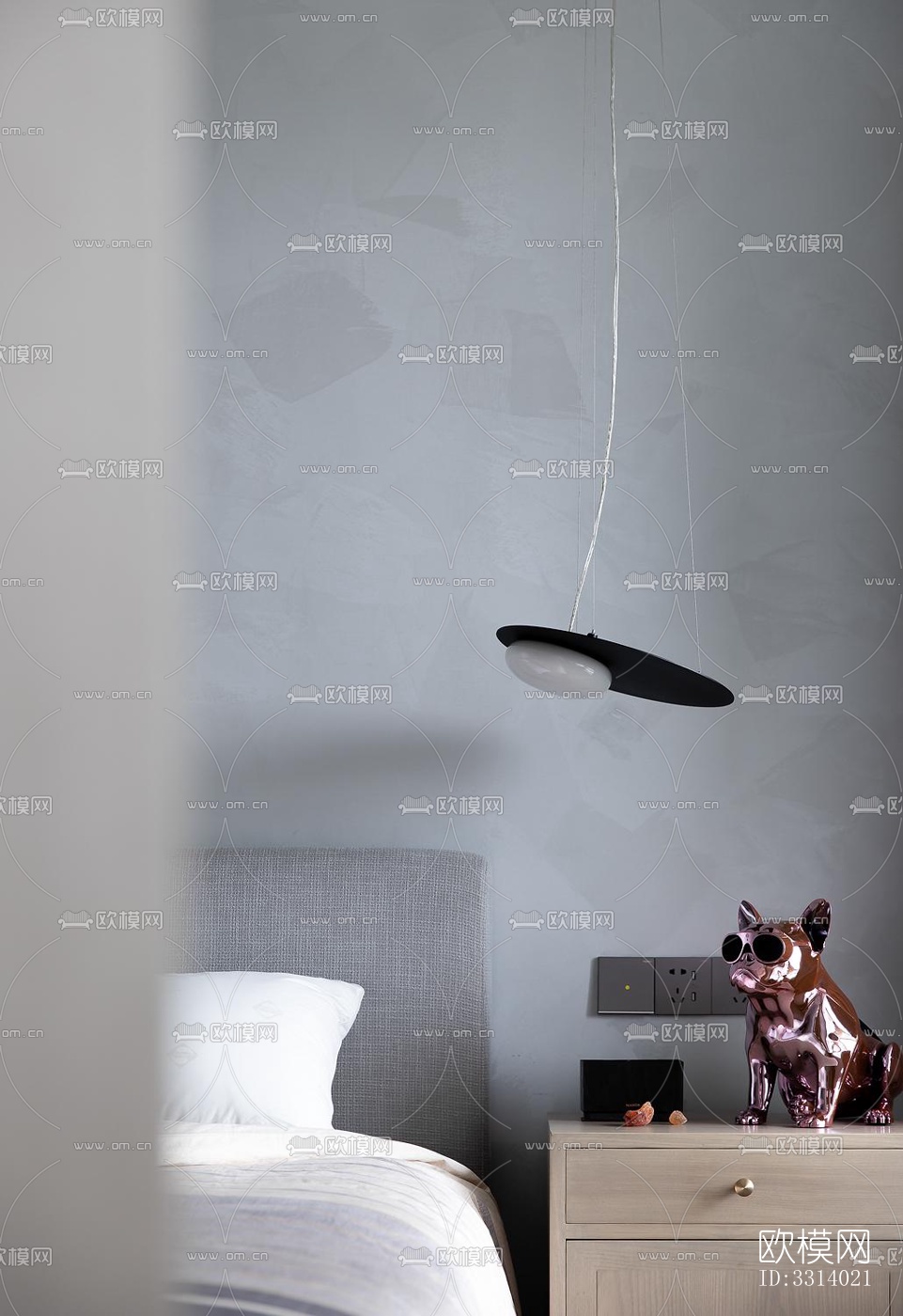 现代客餐厅效果图下载（渲染图10）