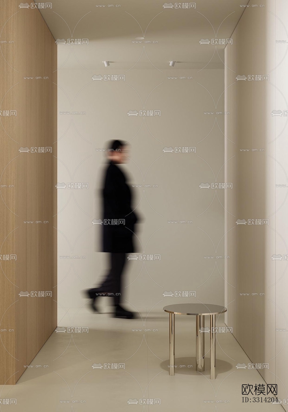 现代客餐厅效果图下载（渲染图1）