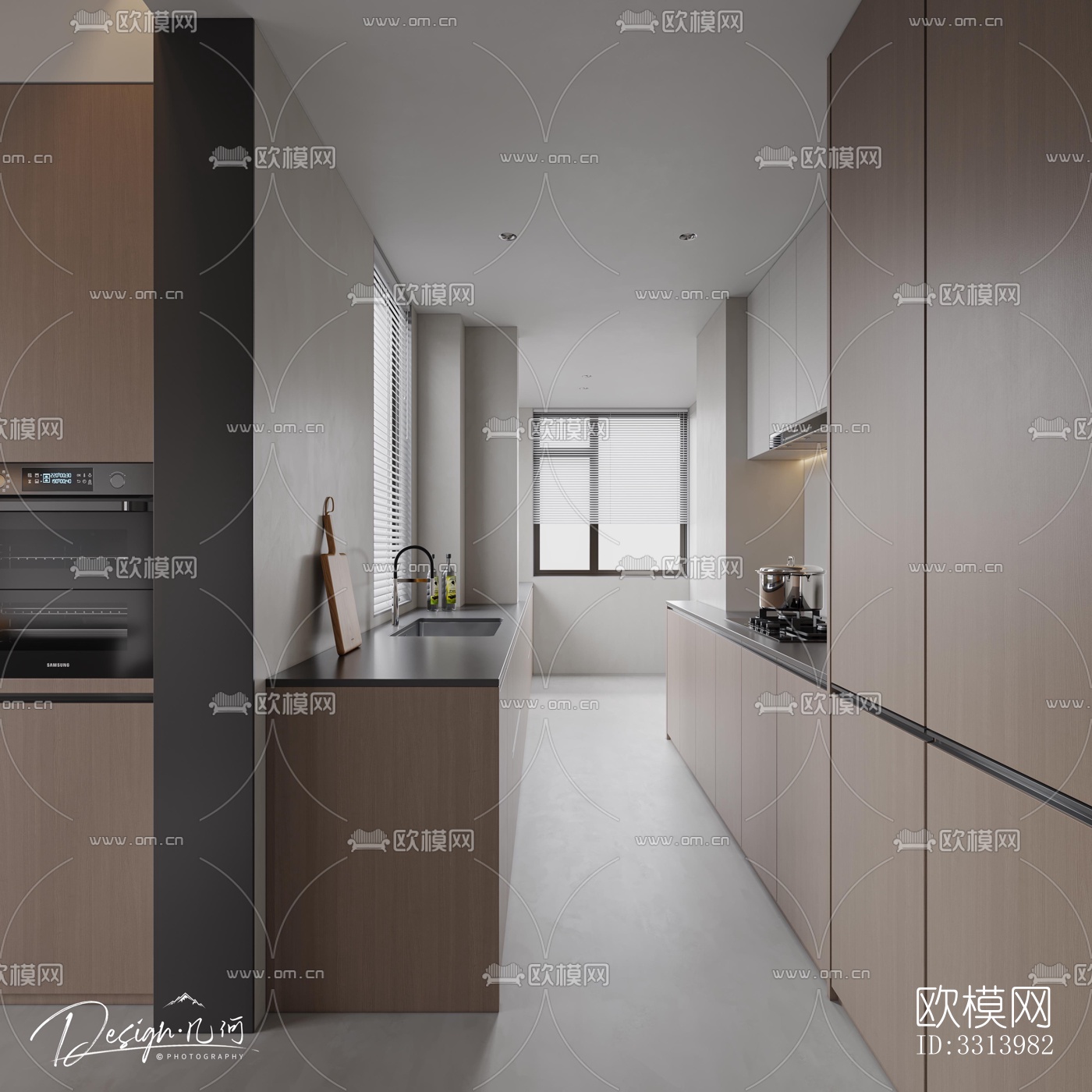 现代客餐厅效果图下载（渲染图11）