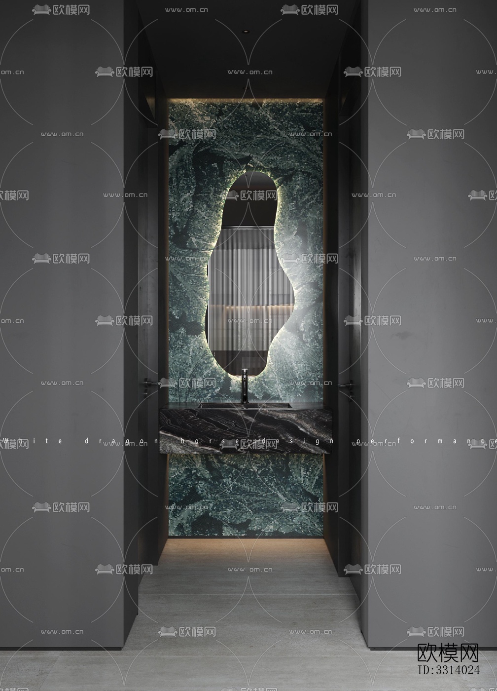 现代客餐厅效果图下载（渲染图8）