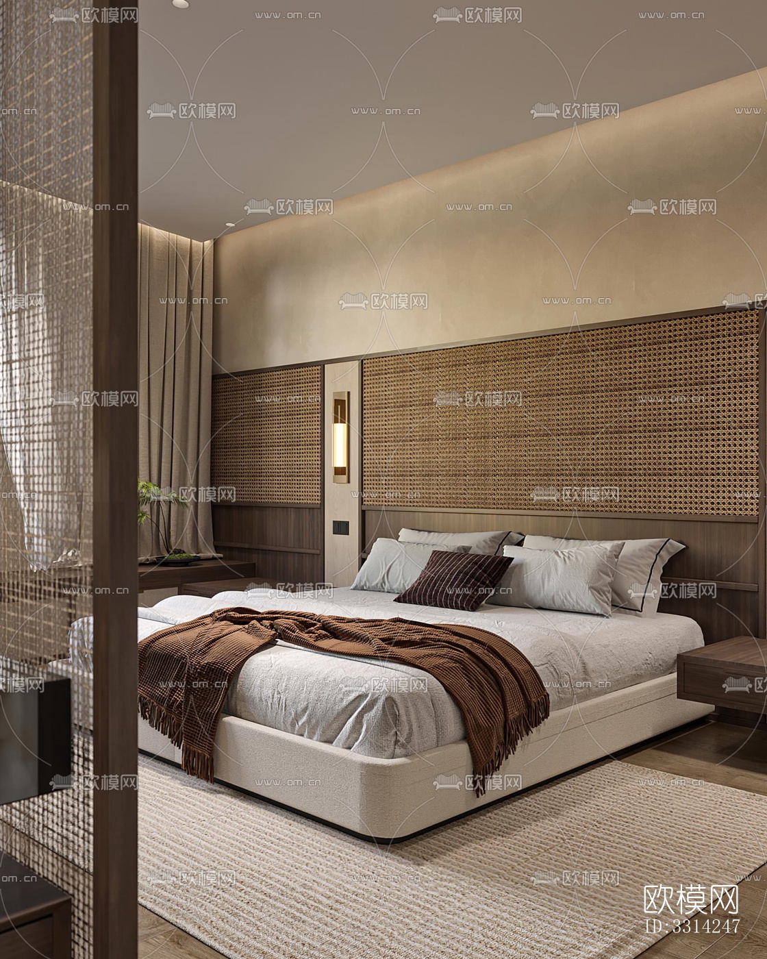 现代客餐厅效果图下载（渲染图16）