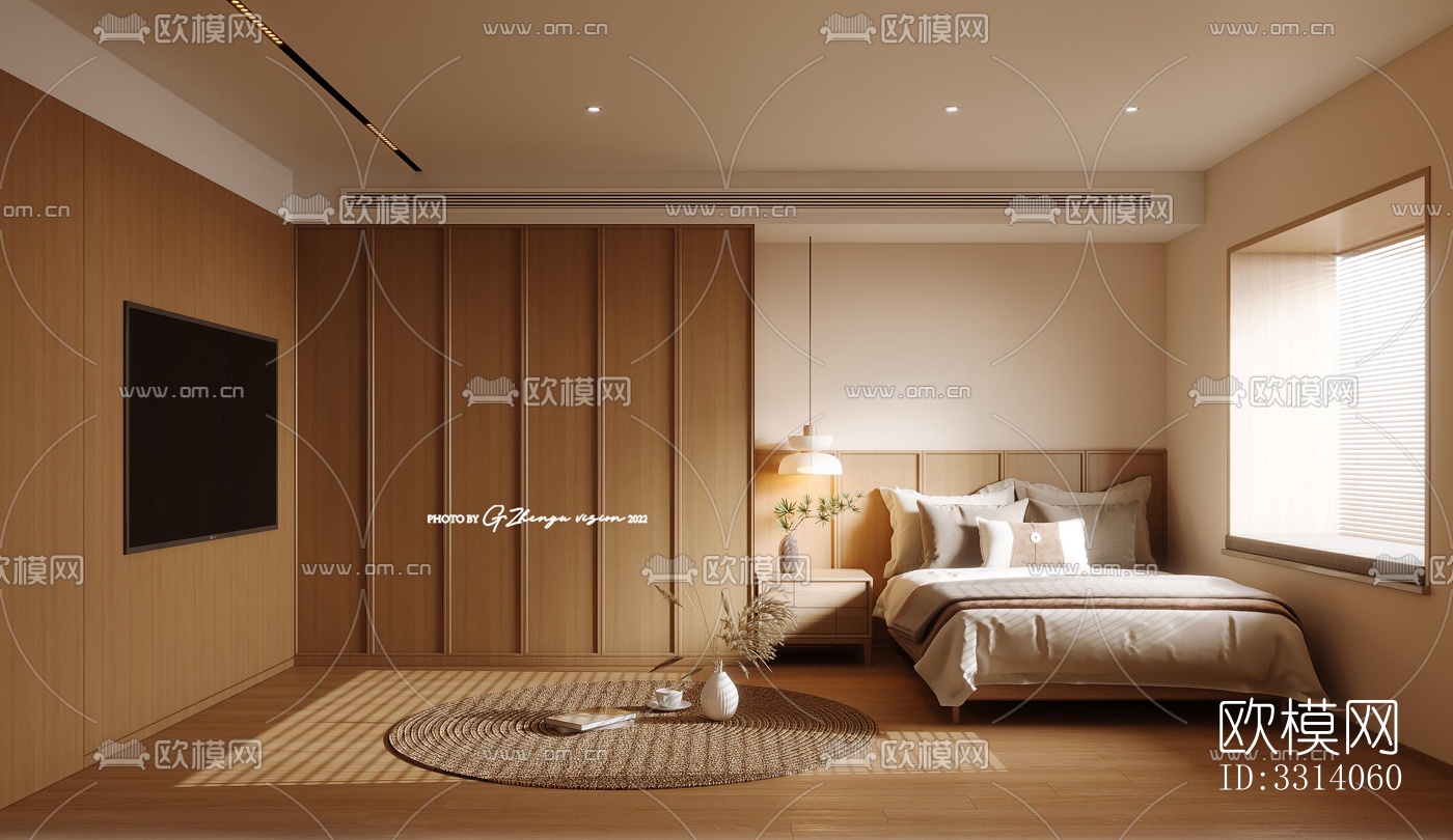 现代客餐厅效果图下载（渲染图13）