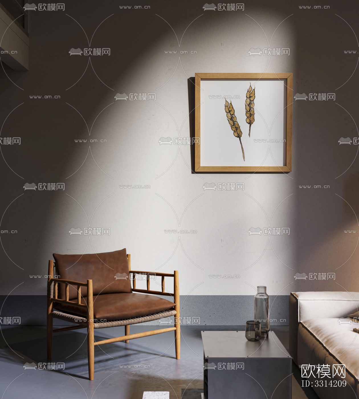 现代客餐厅效果图下载（渲染图8）