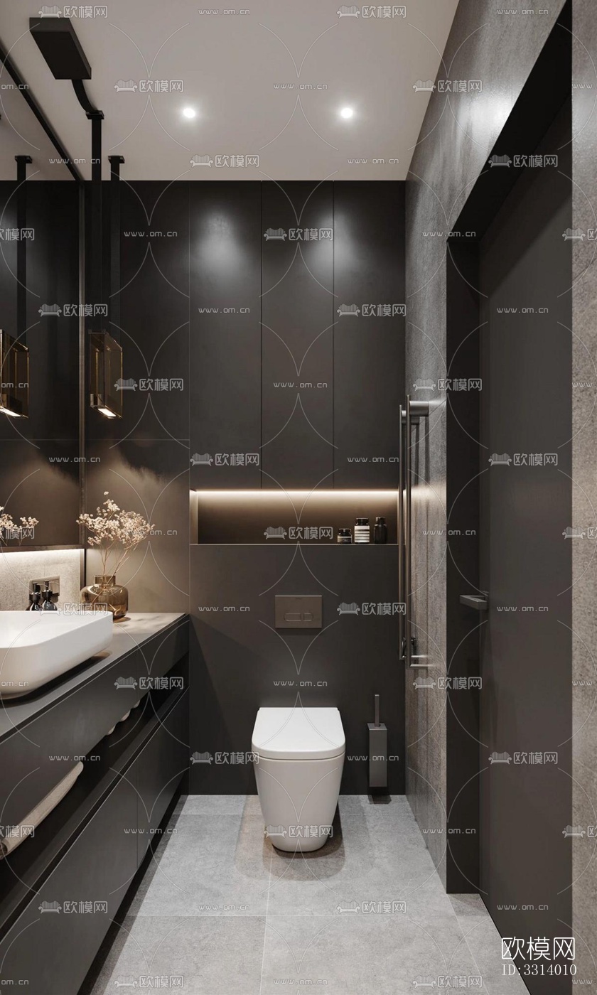 现代客餐厅效果图下载（渲染图6）