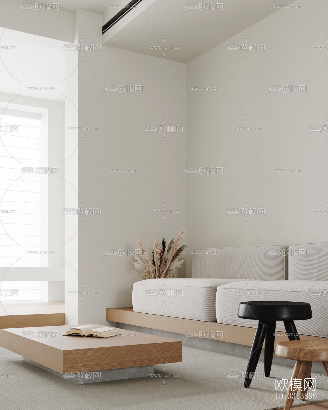 现代客餐厅效果图下载（渲染图4）