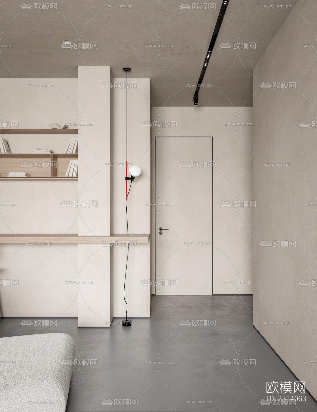 现代客餐厅效果图下载（渲染图18）