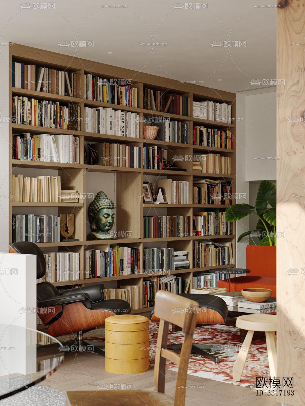 现代客厅效果图下载（渲染图5）