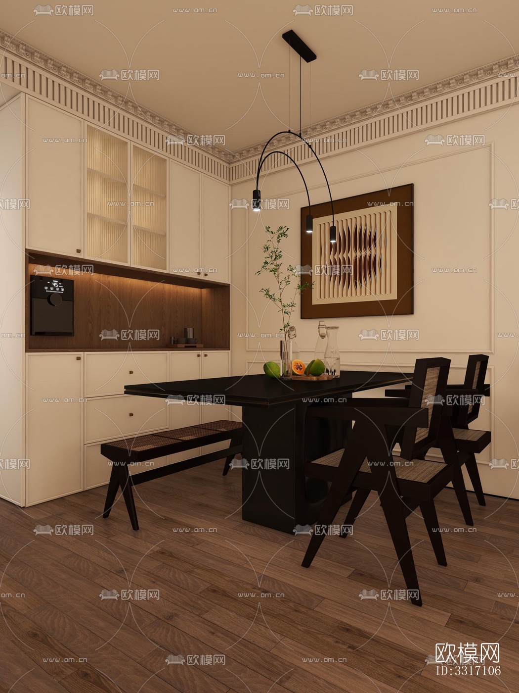 现代客厅效果图下载（渲染图5）