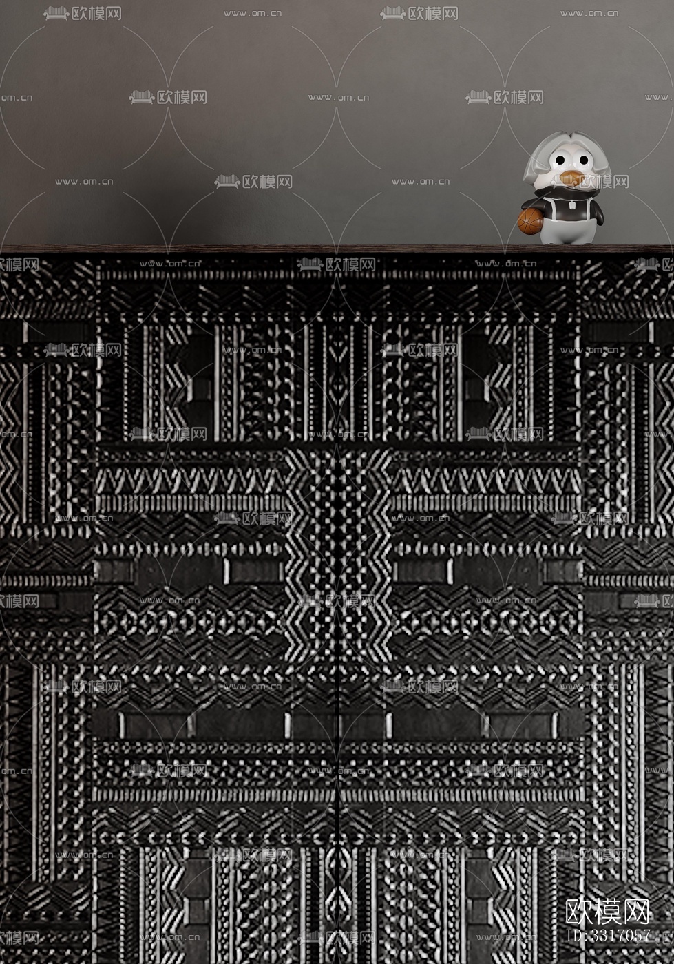 现代客厅效果图下载（渲染图5）