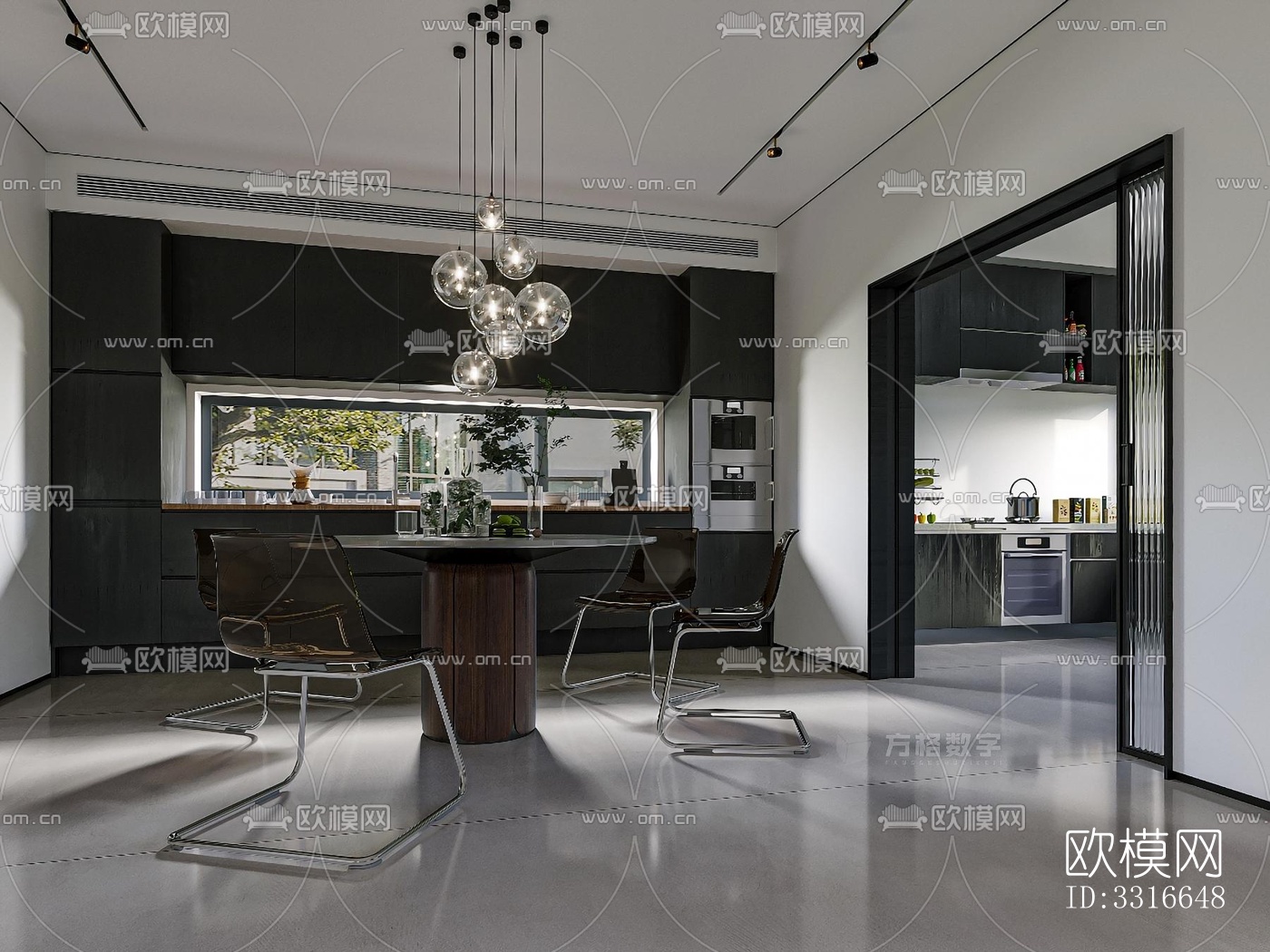 现代客厅效果图下载（渲染图6）