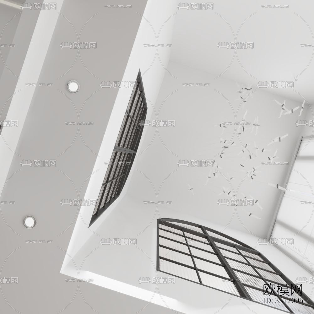 现代客厅效果图下载（渲染图6）
