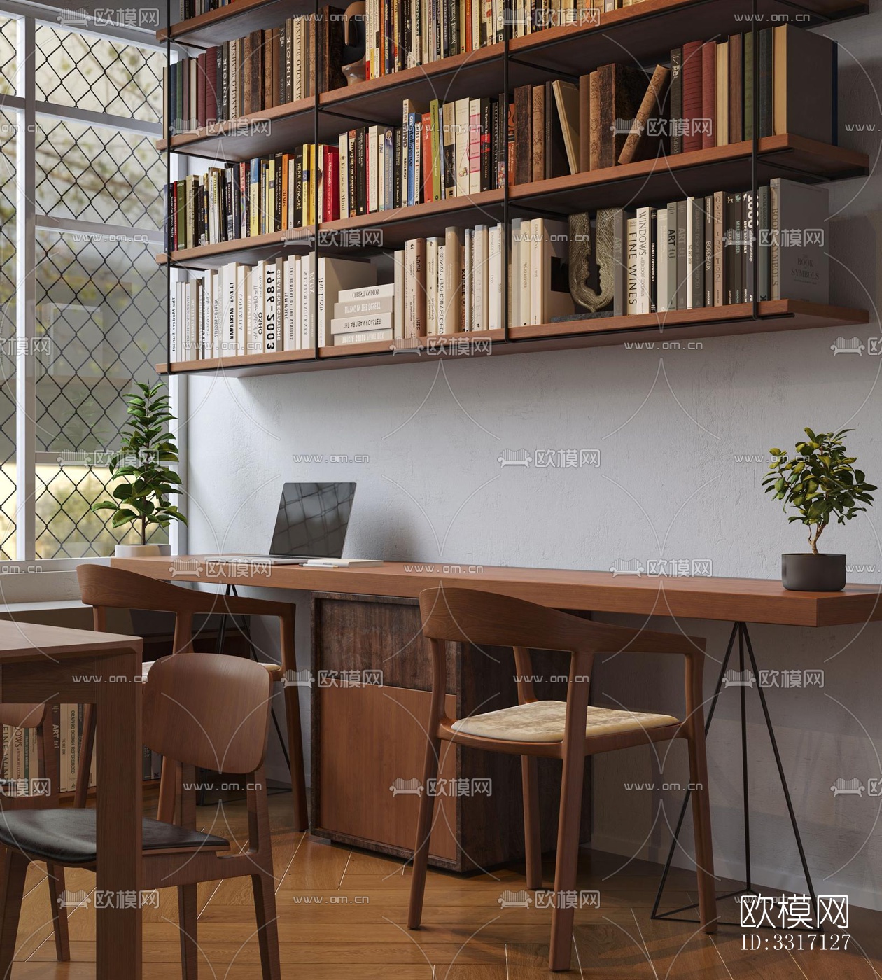 现代客厅效果图下载（渲染图6）