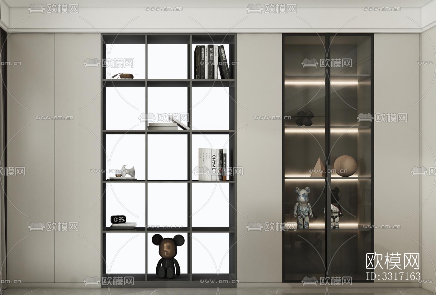 现代客厅效果图下载（渲染图1）