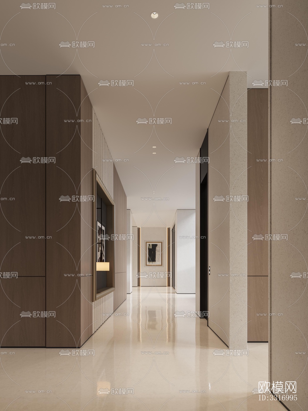 现代客厅效果图下载（渲染图7）