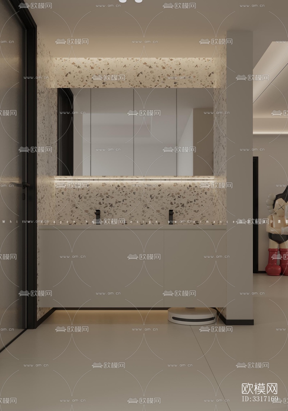 现代客厅效果图下载（渲染图6）