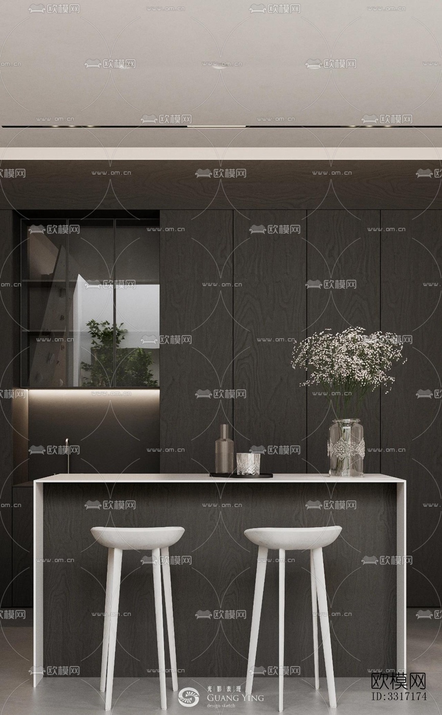 现代客厅效果图下载（渲染图1）